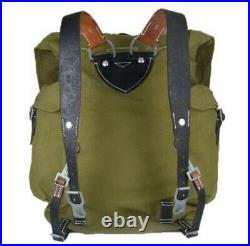 Wwii German Army Officer Mountain Troops Canvas Rucksack Backpack