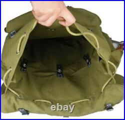 Wwii German Army Officer Mountain Troops Large Capacity Canvas Rucksack