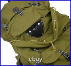 Wwii German Army Officer Mountain Troops Large Capacity Canvas Rucksack