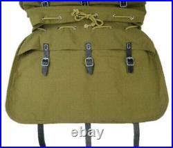 Wwii German Army Officer Mountain Troops Large Capacity Canvas Rucksack