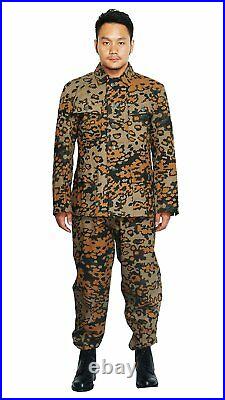 Wwii German Autumn Oak Camo M43 Uniform Set Tunic & Trousers XXL