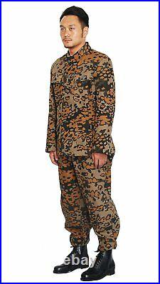Wwii German Autumn Oak Camo M43 Uniform Set Tunic & Trousers XXL