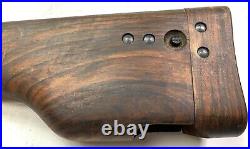 Wwii German Belgian Browning High Powered 9mm Pistol Wooden Holster