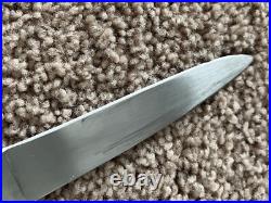 Wwii German Boot Fighting Knife & Scabbard