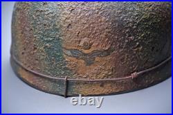 Wwii German Camouflaged Fallschirmjäger M38 Paratrooper Helmet-replica Wwii German Camouflaged Fallschirmjäger M38 Paratrooper Helmet-replica