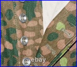 Wwii German Elite Hbt Peas Dot 44 M43 Field Camouflage Military Uniform XL