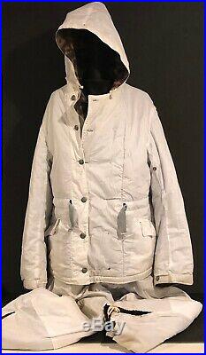 Wwii German Elite Parka Trousers Blurred Edge Reversible Camouflage To White Lg