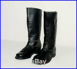 Wwii German Em Leather Combat Boots In Sizes-45471