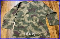 Wwii German Heer Army Marsh Camo Reversible Field Smock- Size 1 (38-42r) Wwii German Heer Army Marsh Camo Reversible Field Smock- Size 1 (38-42r)