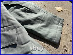 Wwii German Heer Army Mouse Grey M44 Winter Rabbit Fur Parka-size 1 (38-40r)