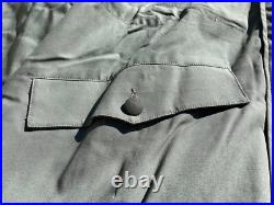 Wwii German Heer Army Mouse Grey M44 Winter Rabbit Fur Parka-size 2 (42-44r)