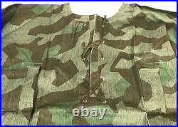 Wwii German Heer Army Splinter Camo Reversible Field Smock- Size 1 (38-42r)