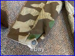 Wwii German Heer Army Splinter To White Camo Winter Parka-large, At The Front
