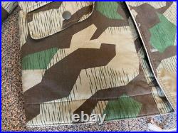 Wwii German Heer Army Splinter To White Camo Winter Parka-large, At The Front
