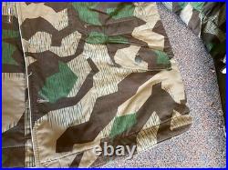 Wwii German Heer Army Splinter To White Camo Winter Parka-large, At The Front