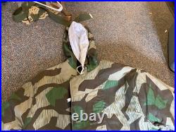 Wwii German Heer Army Splinter To White Camo Winter Parka-large, At The Front