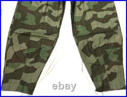 Wwii German Heer Luftwaffe Splinter Camo Field Trousers- Size 3 34-36 Waist