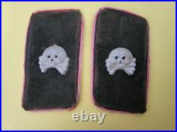 Wwii German Heer Panzer Tank Collar Tabs
