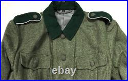 Wwii German Heer Waffen M1936 M36 Wool Combat Field Grey Tunic-large