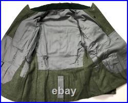 Wwii German Heer Waffen M1936 M36 Wool Combat Field Grey Tunic-large