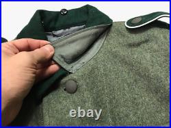 Wwii German Heer Waffen M1936 M36 Wool Combat Field Grey Tunic-medium