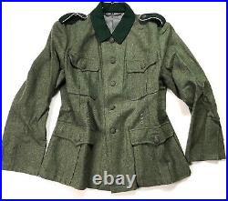 Wwii German Heer Waffen M1936 M36 Wool Combat Field Grey Tunic-xlarge