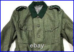 Wwii German Heer Waffen M1936 M36 Wool Combat Field Grey Tunic-xlarge