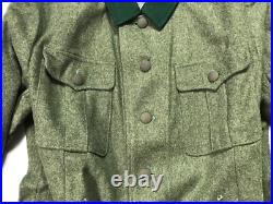 Wwii German Heer Waffen M1936 M36 Wool Combat Field Grey Tunic-xlarge