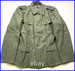 Wwii German Heer Waffen M1940 M40 Wool Combat Field Grey Tunic-large
