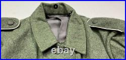 Wwii German Heer Waffen M1940 M40 Wool Combat Field Grey Tunic-large