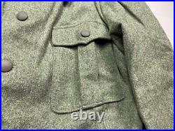 Wwii German Heer Waffen M1940 M40 Wool Combat Field Grey Tunic-large