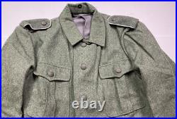 Wwii German Heer Waffen M1940 M40 Wool Combat Field Grey Tunic-medium
