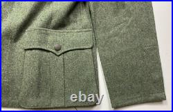 Wwii German Heer Waffen M1940 M40 Wool Combat Field Grey Tunic-medium