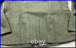 Wwii German Heer Waffen M1940 M40 Wool Combat Field Grey Tunic-medium