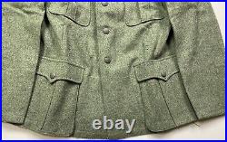 Wwii German Heer Waffen M1940 M40 Wool Combat Field Grey Tunic-xlarge