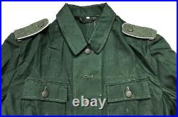 Wwii German Heer & Waffen M43 M1943 Hbt Summer Tunic- Small