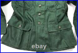 Wwii German Heer & Waffen M43 M1943 Hbt Summer Tunic- Small