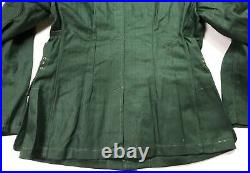 Wwii German Heer & Waffen M43 M1943 Hbt Summer Tunic- Small