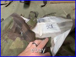 Wwii German Italian Camo M40 Field Trousers-small 32 Waist, Aged & Weathered