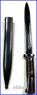 Wwii German K98 Rifle Bayonet & Scabbard