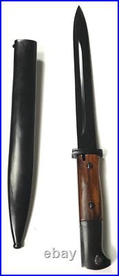 Wwii German K98 Rifle Bayonet & Scabbard