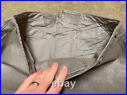 Wwii German Kriegsmarine U-boat Em Nco Crew Cold Weather Leather Trousers-large