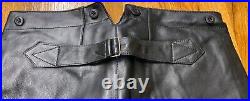 Wwii German Kriegsmarine U-boat Em Nco Crew Cold Weather Leather Trousers-medium