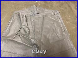 Wwii German Kriegsmarine U-boat Em Nco Crew Cold Weather Leather Trousers-xlarge