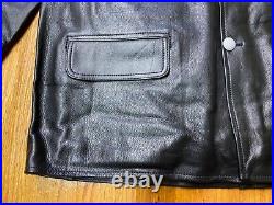 Wwii German Kriegsmarine Uboat Em Nco Crew Cold Weather Leather Jacket- 42r, 44r