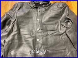 Wwii German Kriegsmarine Uboat Em Nco Crew Cold Weather Leather Jacket- 42r, 44r