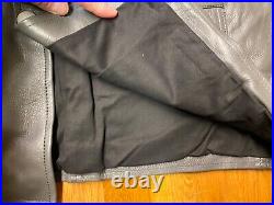 Wwii German Kriegsmarine Uboat Em Nco Crew Cold Weather Leather Jacket- 42r, 44r