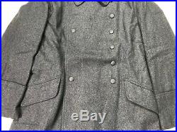 Wwii German Luftwaffe Blue Wool M40 Overcoat Greatcoat- Size 2 (38r-42r)