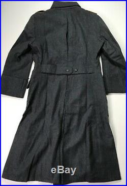 Wwii German Luftwaffe Blue Wool M40 Overcoat Greatcoat- Size 3 (44-46r)