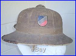 Wwii German Luftwaffe Dak Afrika Korps Pith Helmet Hat, Original